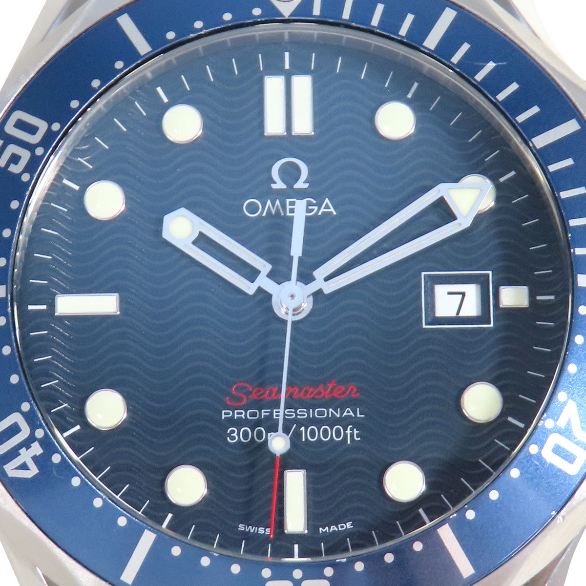 Seamaster 300 2221.80 SS Blue Quartz Men's