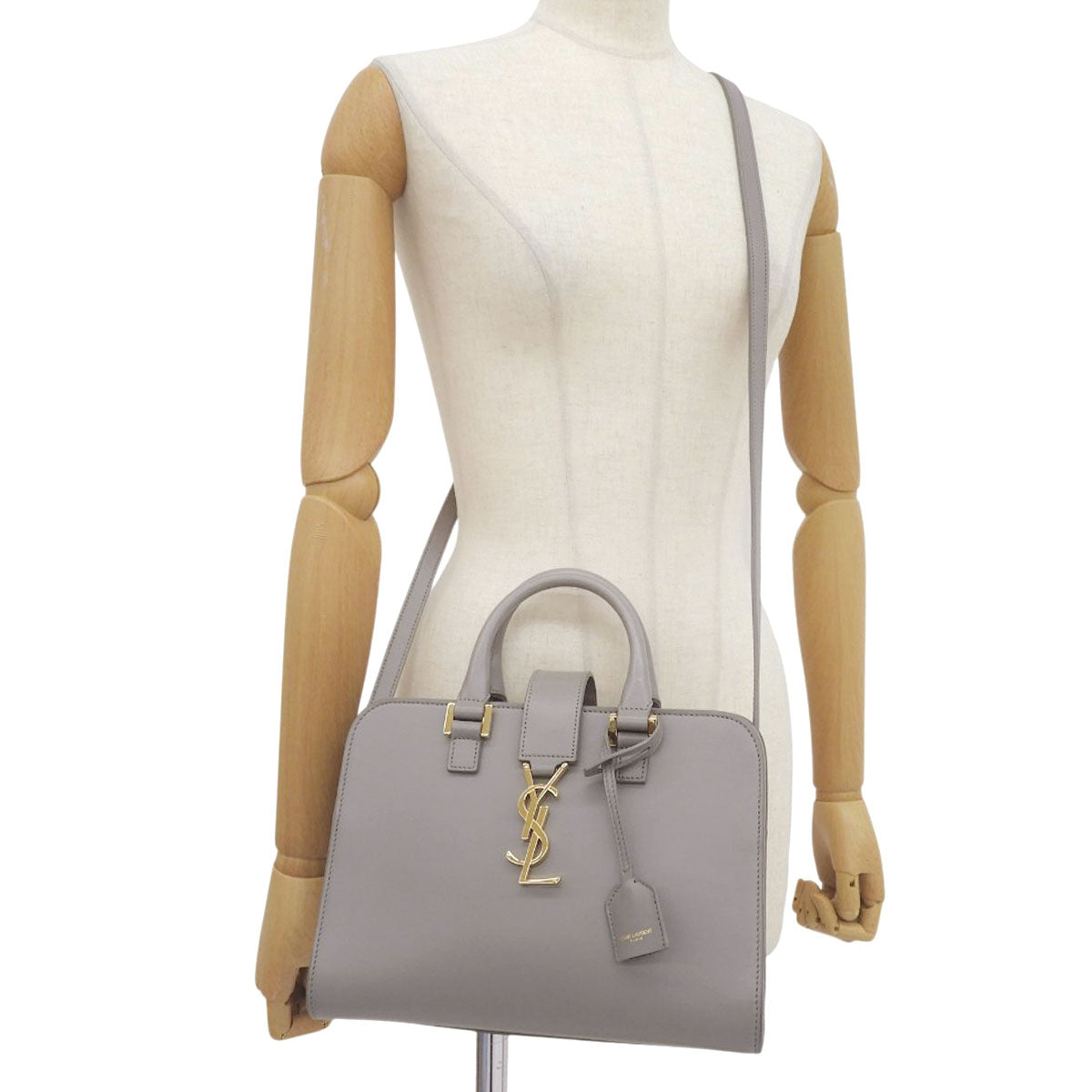 Baby Cabas Leather Greige 568853