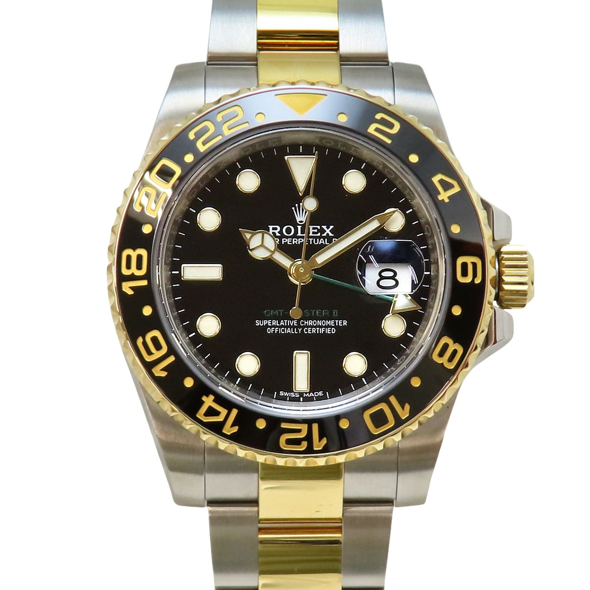 GMT-マスター2 116713LN YG/SS ランダム番 ブラック 自動巻き メンズ