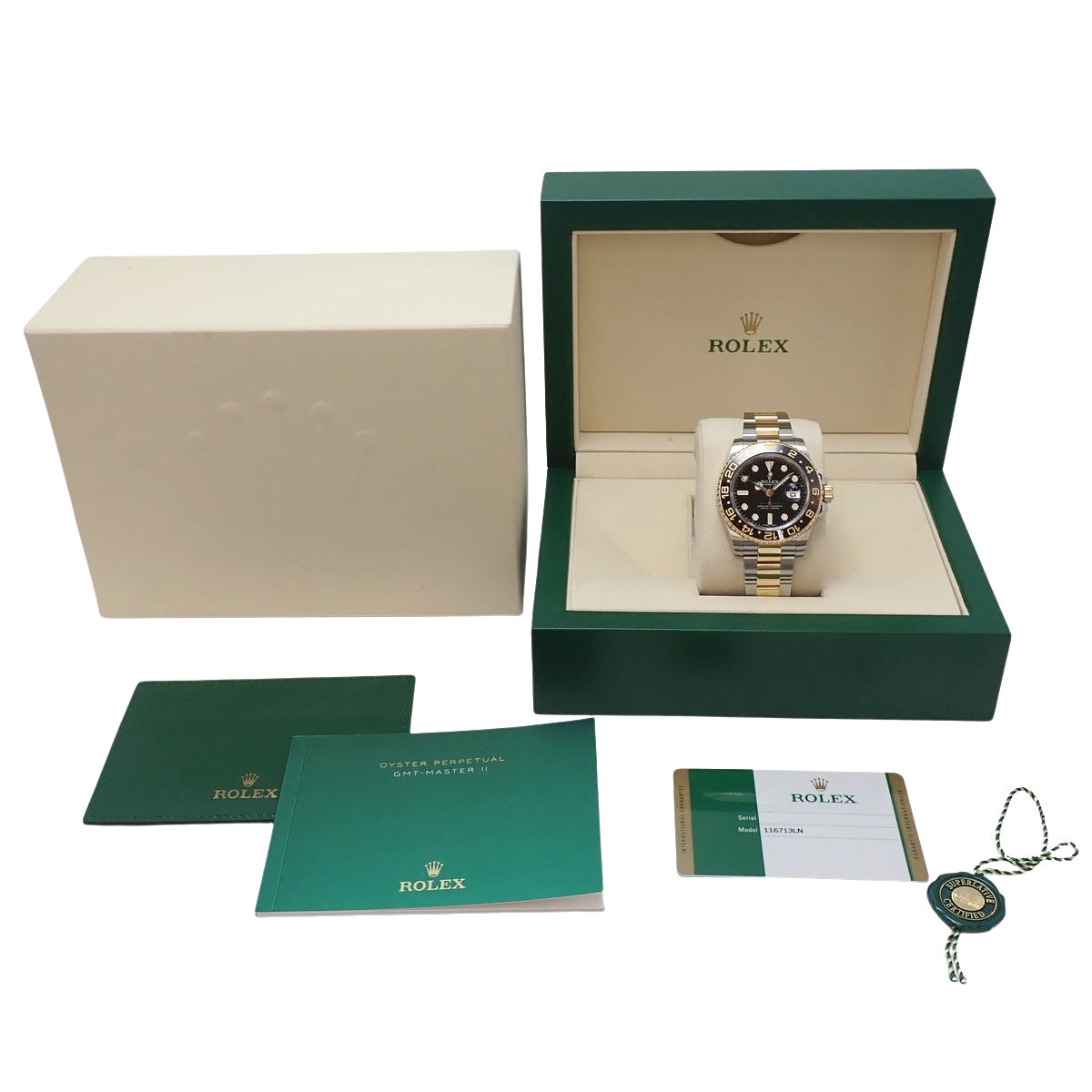 GMT-マスター2 116713LN YG/SS ランダム番 ブラック 自動巻き メンズ