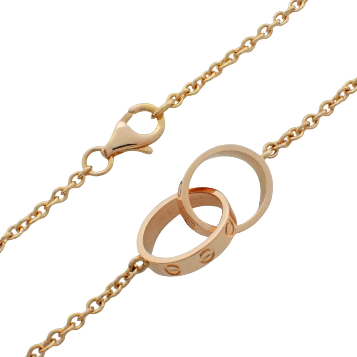 LOVE Necklace Pink Gold K18PG 6.5g