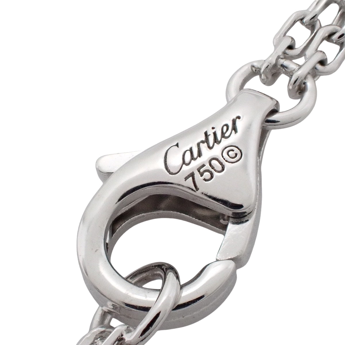 LOVE Necklace Diamond K18WG 7.1g