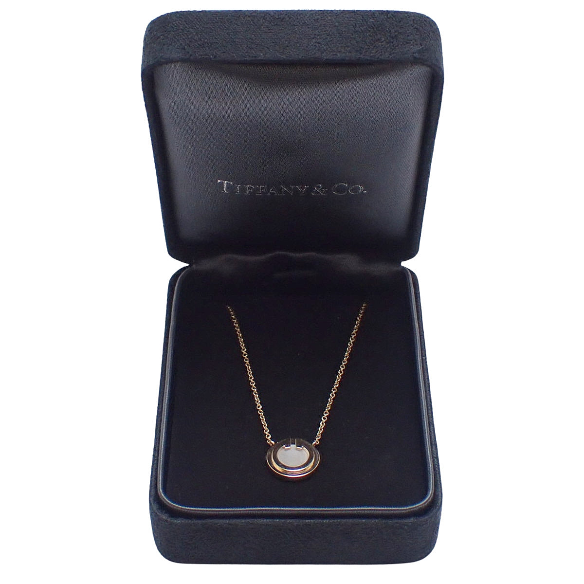 Circle Pendant, Mother of Pearl, Pink Gold, K18PG, 3.3g