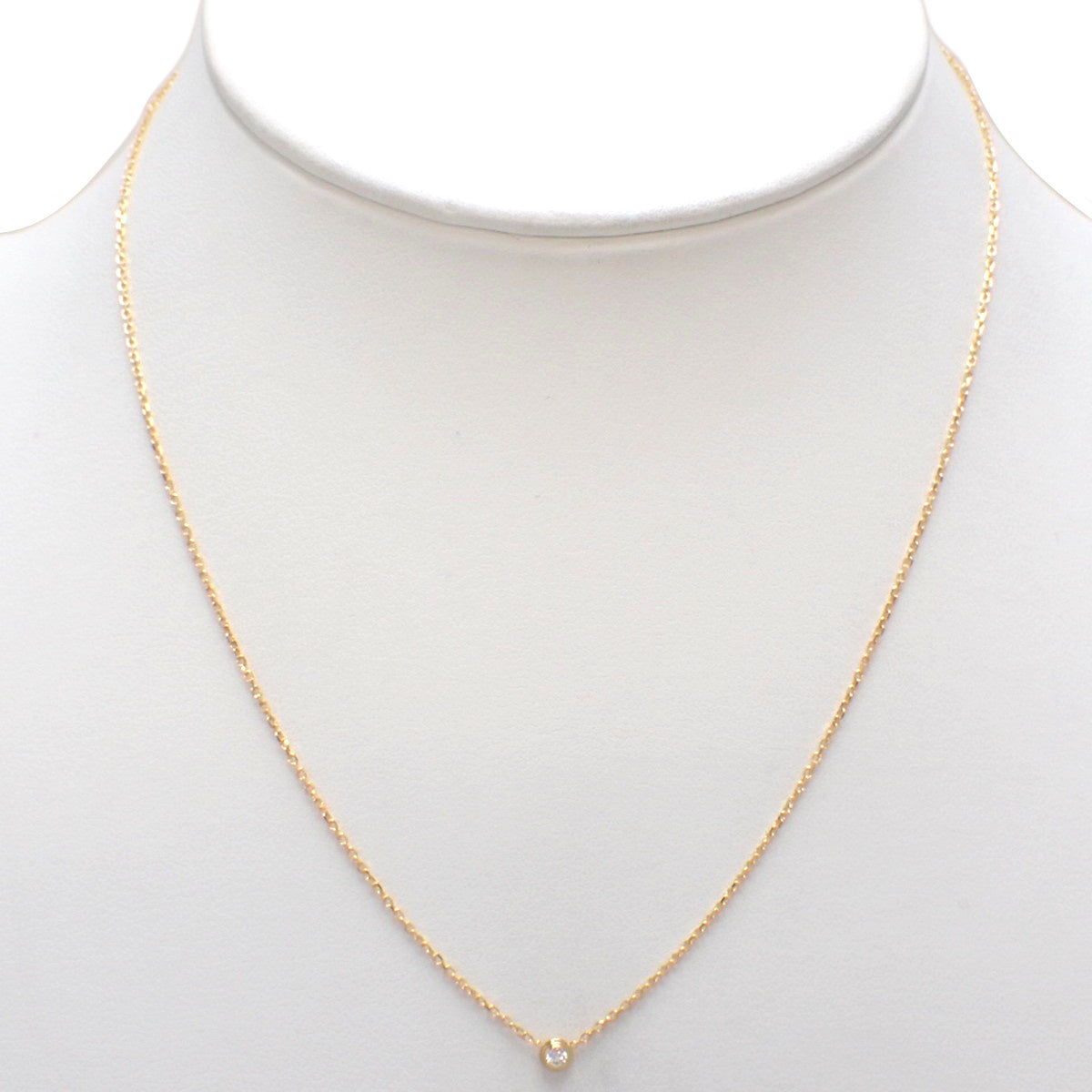 Cartier Diamants Légers Necklace XS K18YG 2.1g