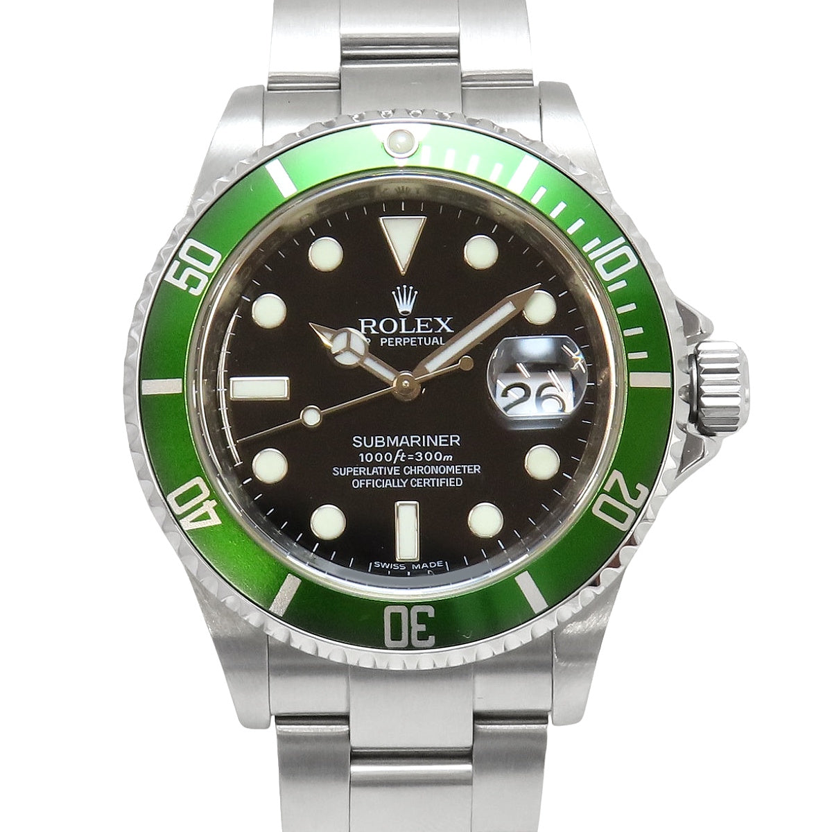 Submariner Date 16610LV SS M-serial Black Automatic Men's