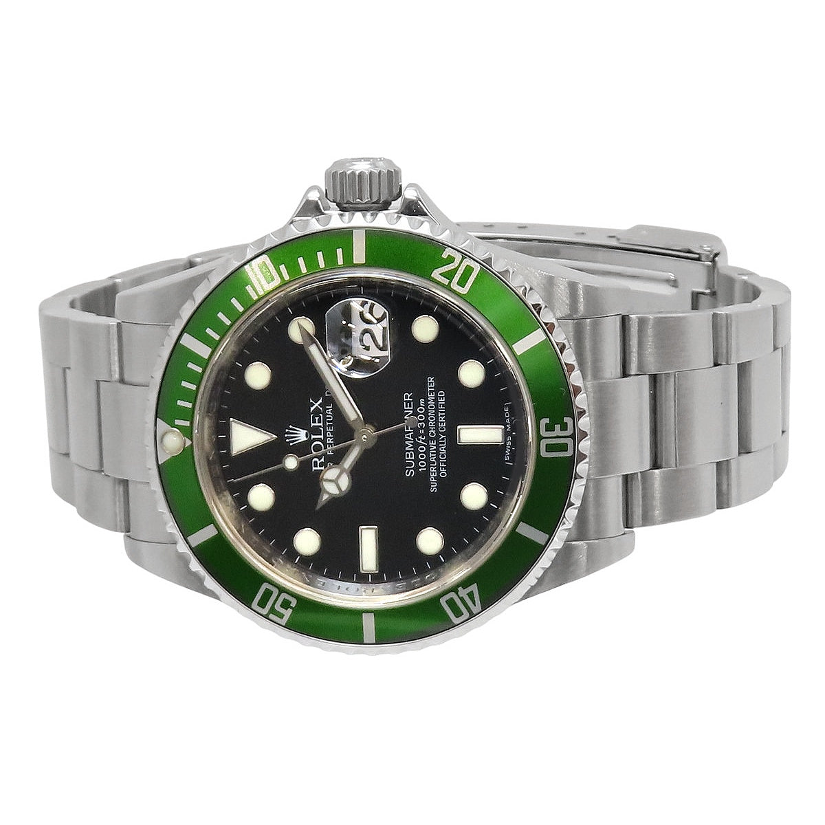 Submariner Date 16610LV SS M-serial Black Automatic Men's