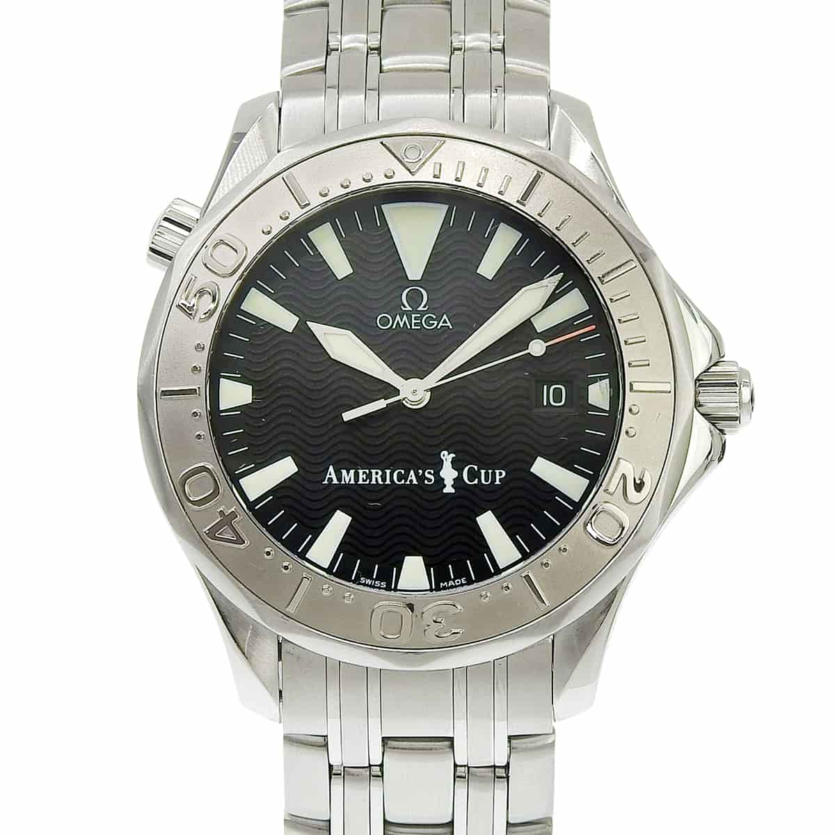 シーマスター アメリカズカップ 2533.50 WG/SS ブラック 自動巻き メンズ
