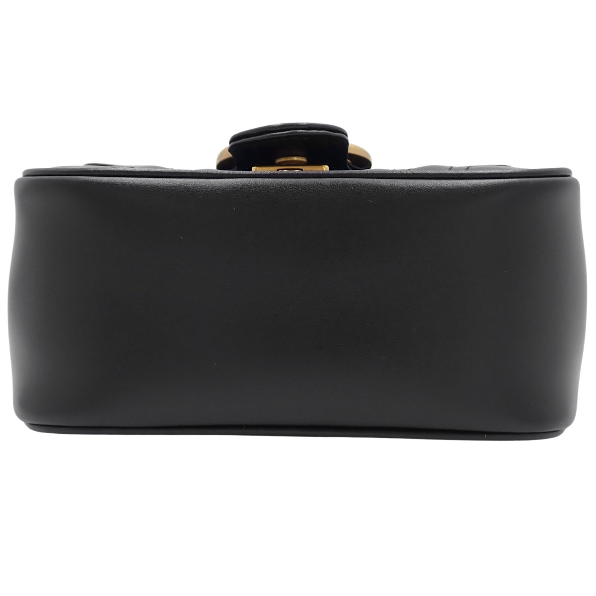 GG Marmont Mini Shoulder Bag Leather Black 739682