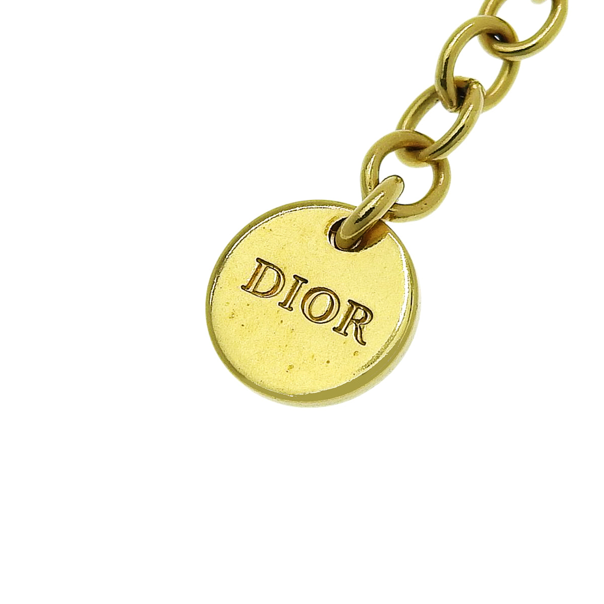 Petit CD Necklace Metal (Gold Finish)