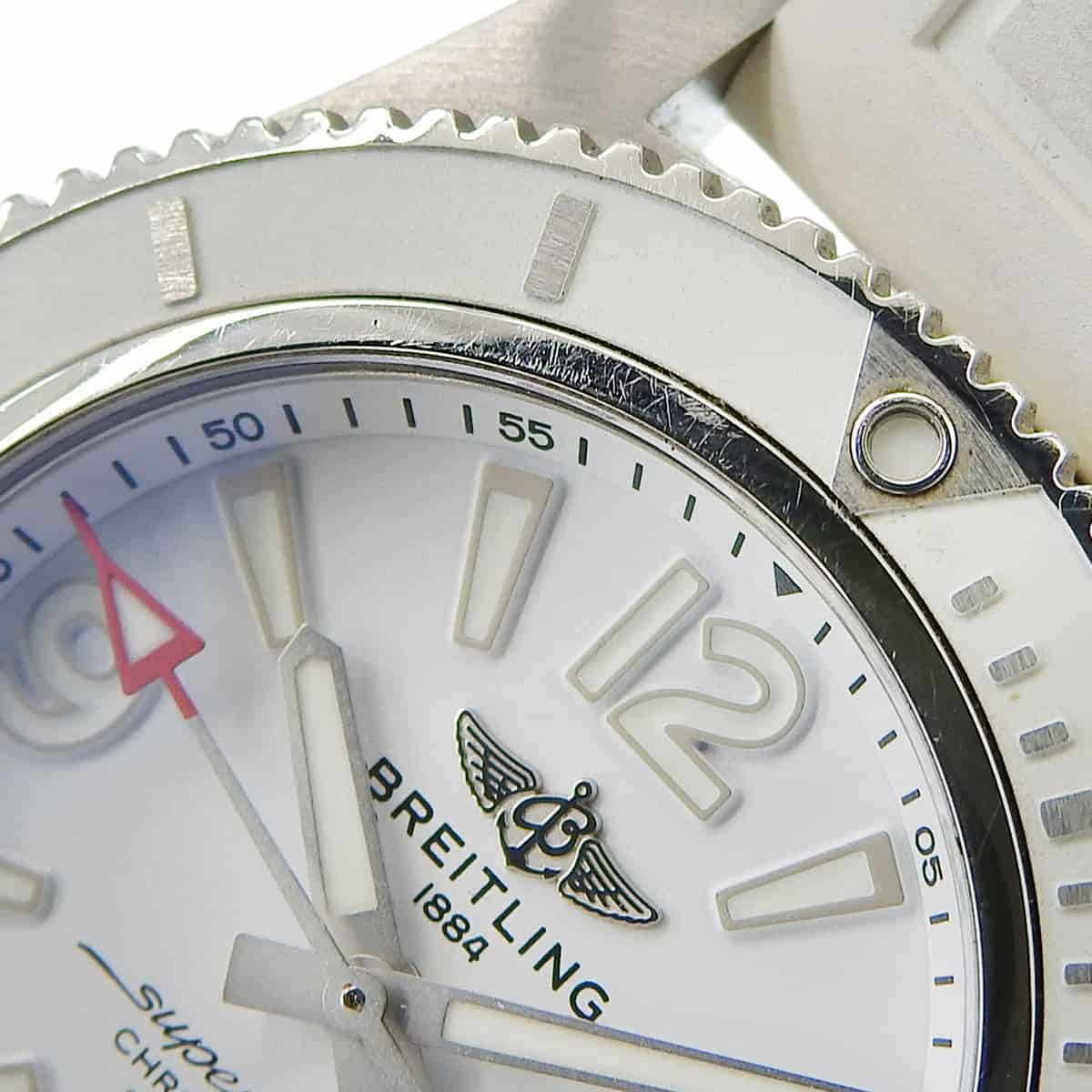 スーパーオーシャン A17316 SS ホワイト 自動巻き ボーイズ