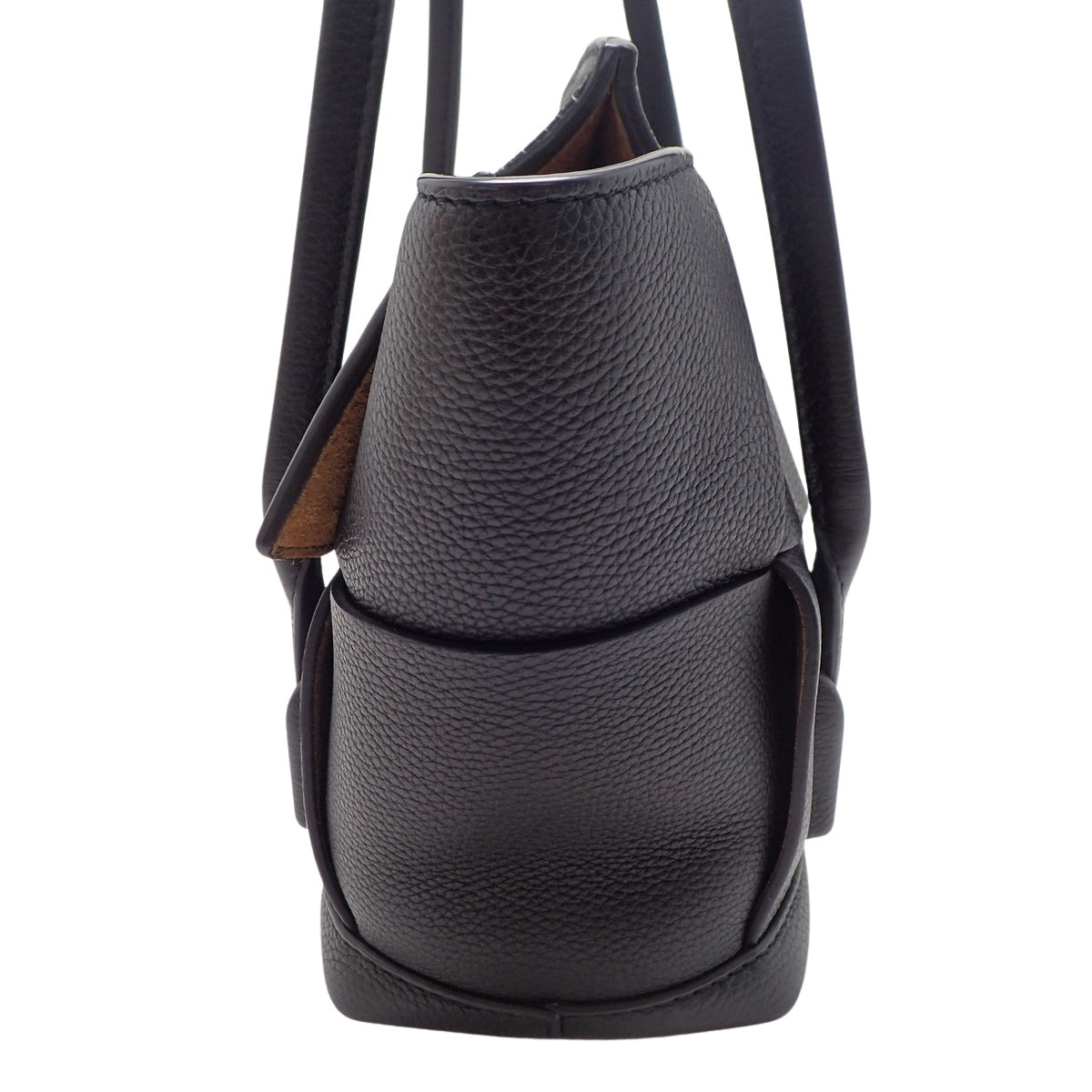 Maxi Intrecciato Mini The Arco Leather Black