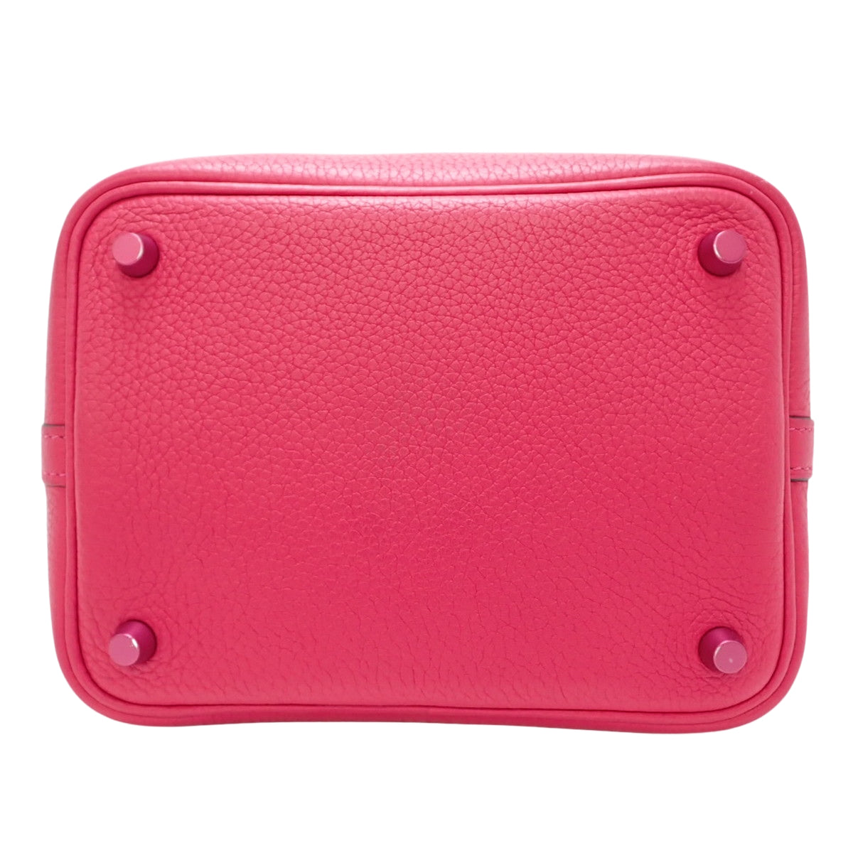 Picotin Lock PM Monochrom Tricolor Clemence Rose Mexico Pink Hardware U-Engraved