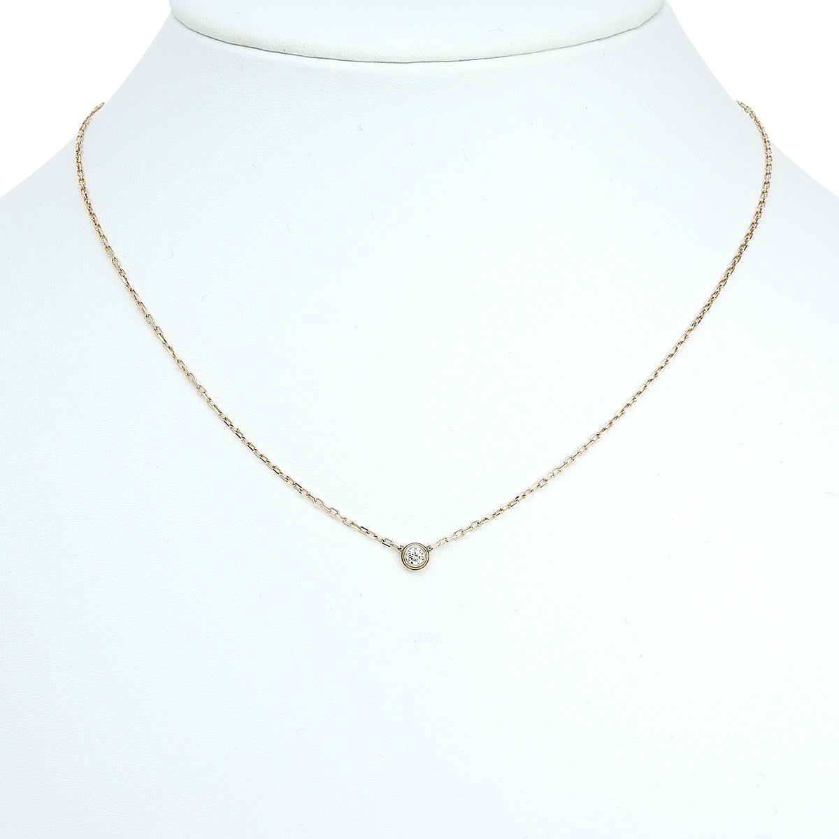 D'Amour Pendant, Small, Diamond, Pink Gold, K18PG, 2.7g