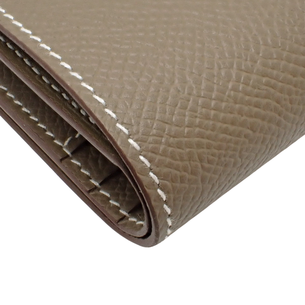 Bearn Compact Epsom Etoupe/Etoupe Silver Hardware K stamp