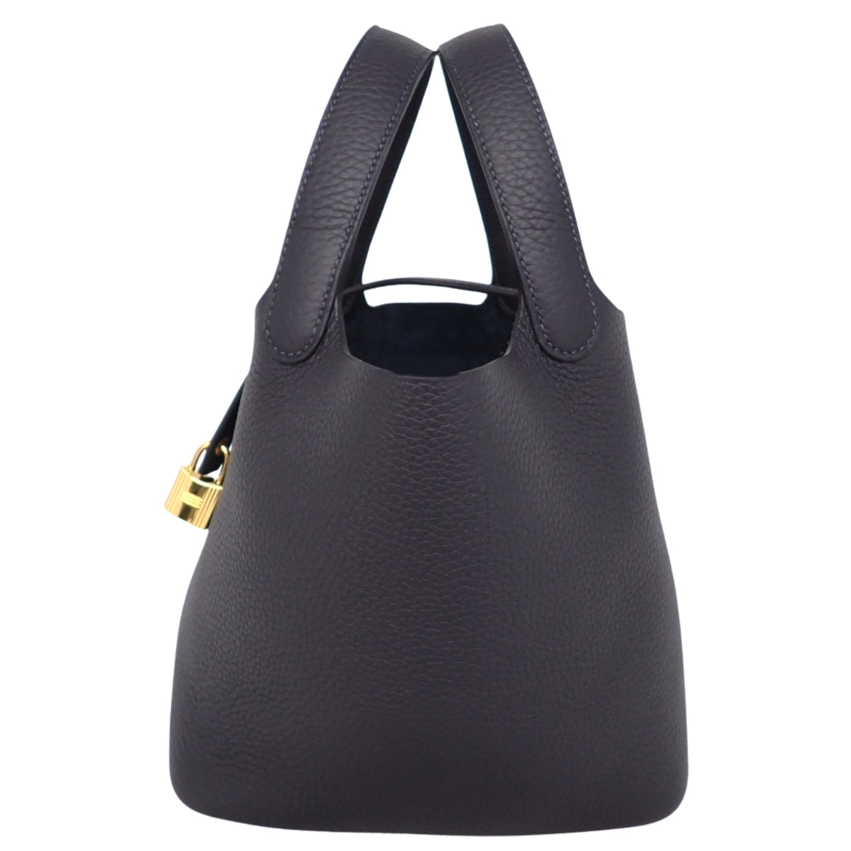 Picotin Lock PM Taurillon Clemence Ebene 金色五金 K刻印