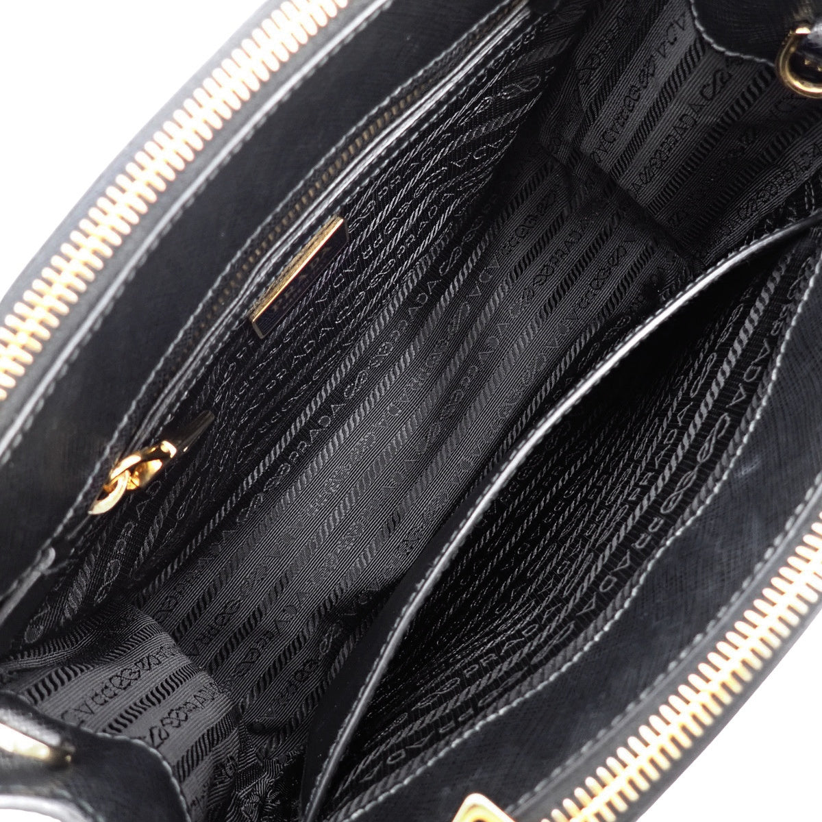 Galleria 小号手袋 Saffiano 皮革 SAFFIANO LUX NERO 黑色 1BA896 NZV F0002