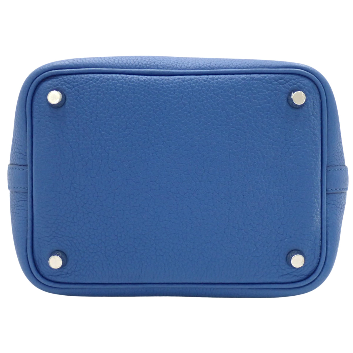 Picotin Lock PM Taurillon Clemence Palladium Hardware Bleu France 银扣 Z刻