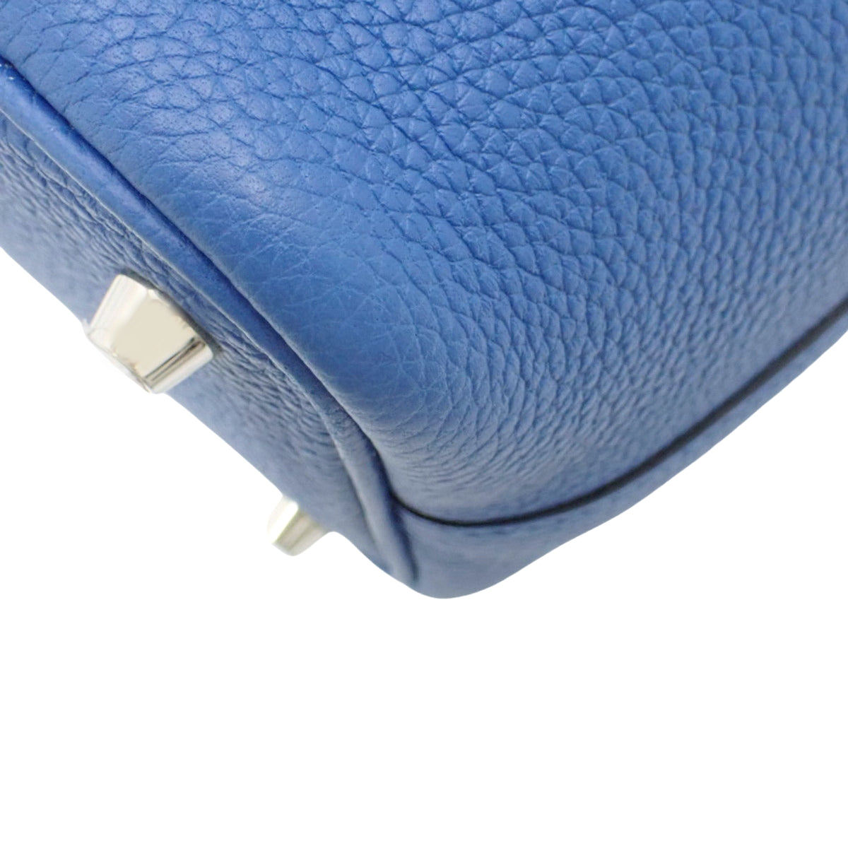 Picotin Lock PM Taurillon Clemence Palladium Hardware Bleu France 银扣 Z刻