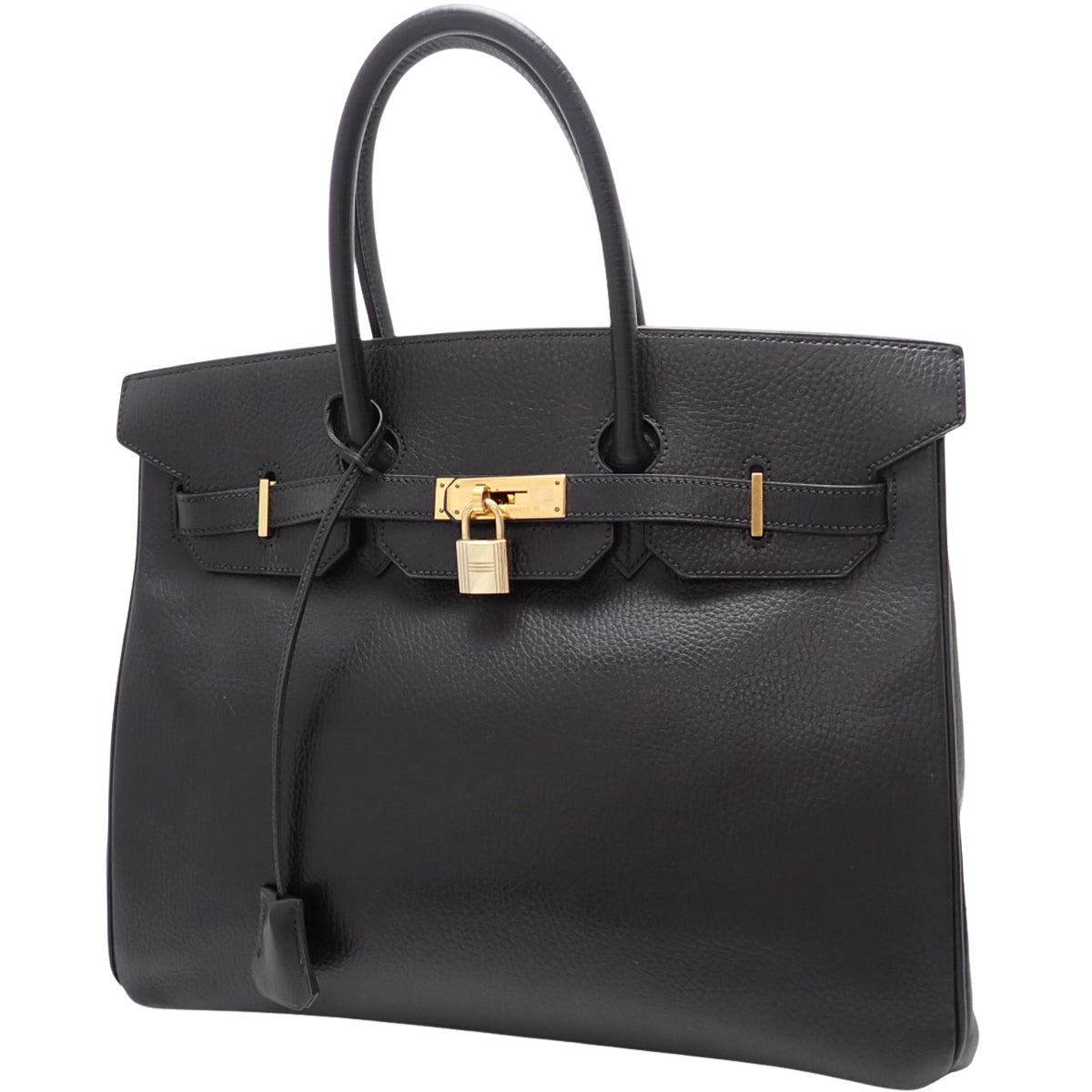 Birkin 35 Ardennes 黑色 金色五金 □B刻印