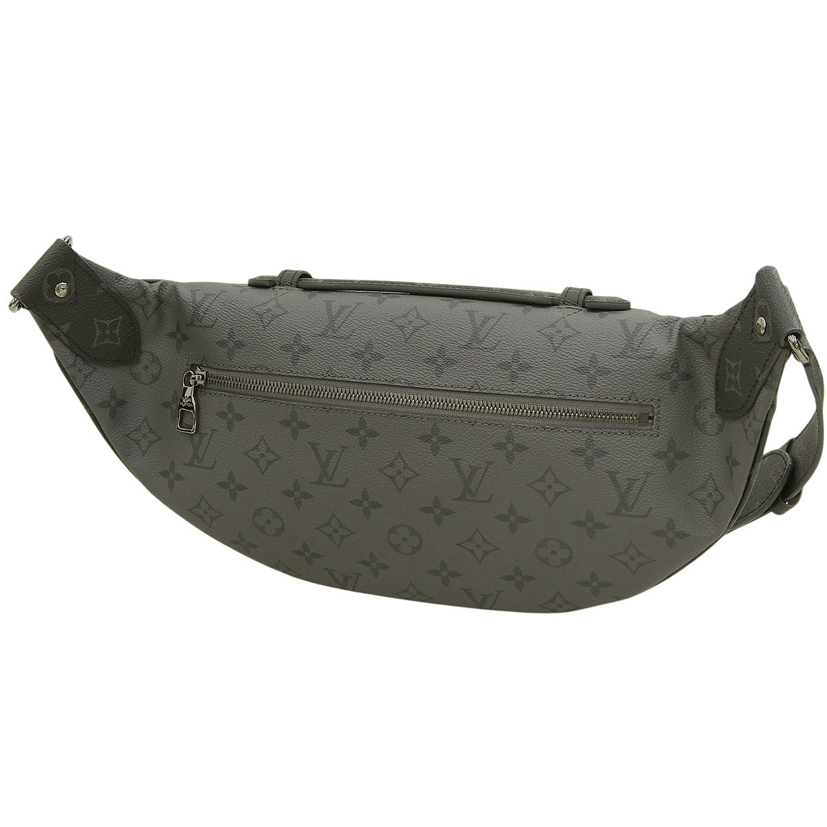 モノグラムエクリプス リバース LV × YK マキシ・バムバッグ グレー マルチカラー M46436