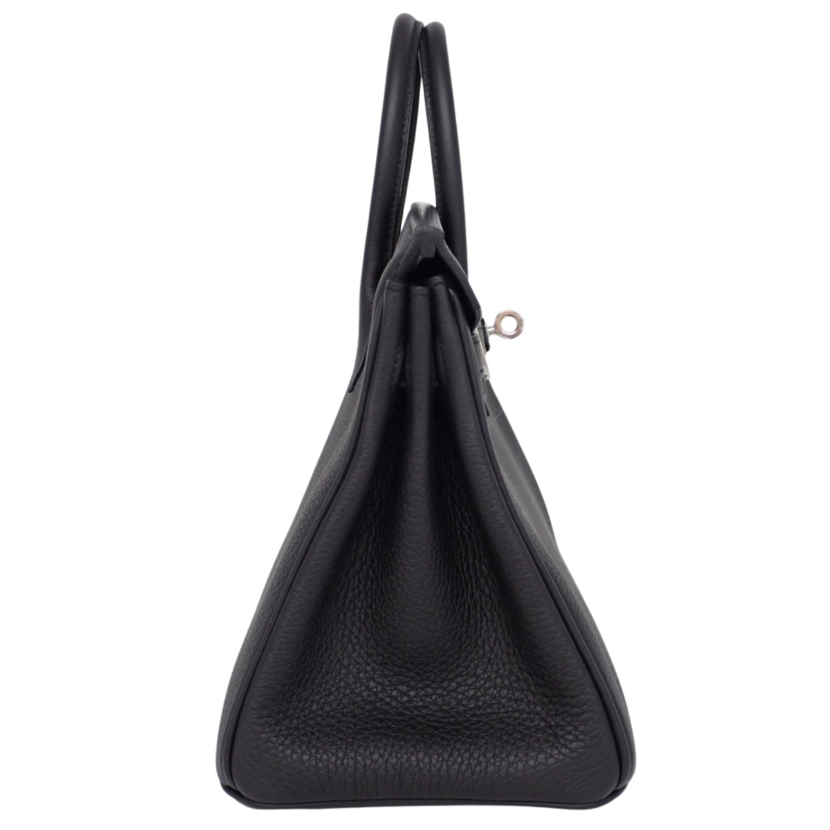 [Unused] Birkin 25 Togo Black Silver Hardware K Stamp
