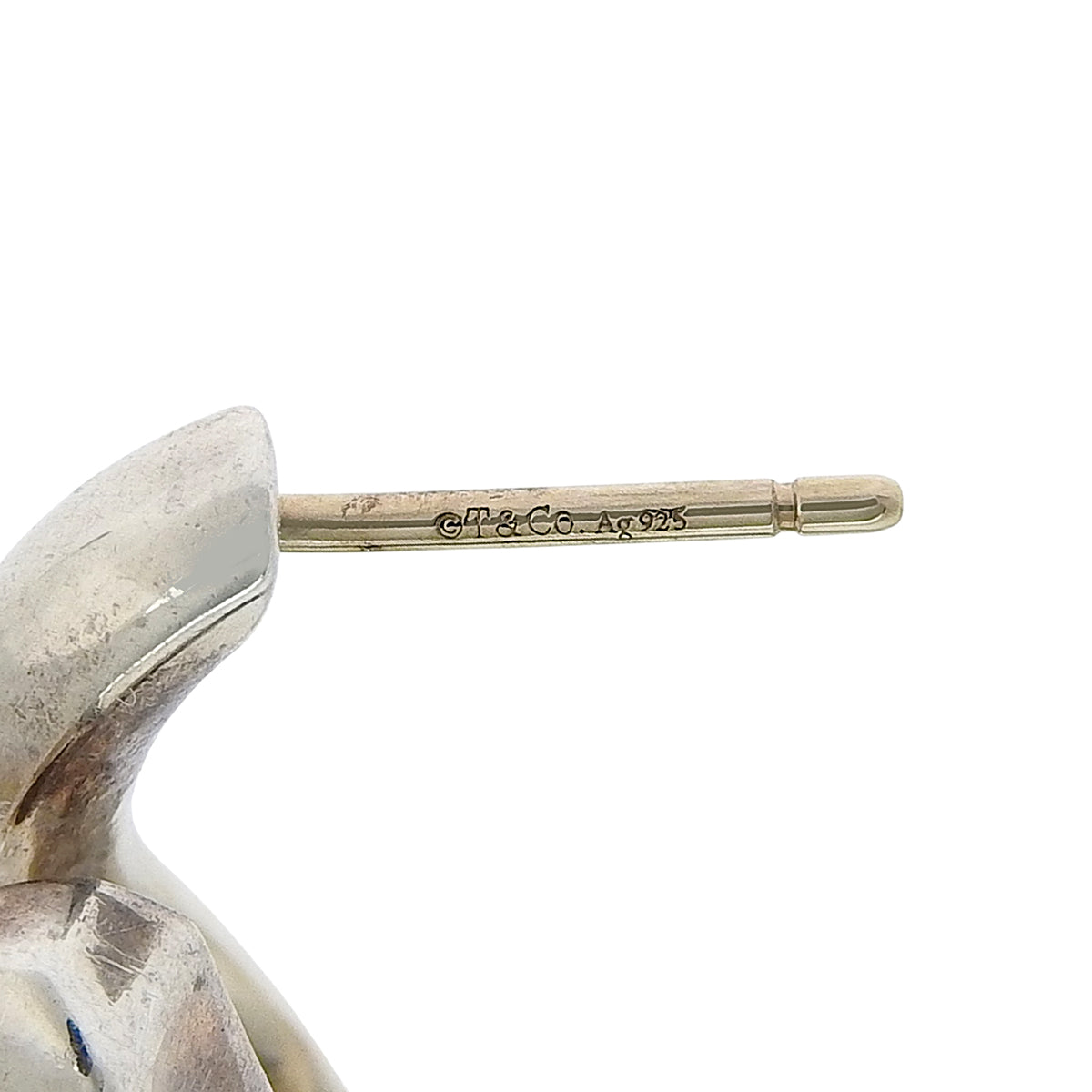 Forge Single Link Earrings Silver SV925
