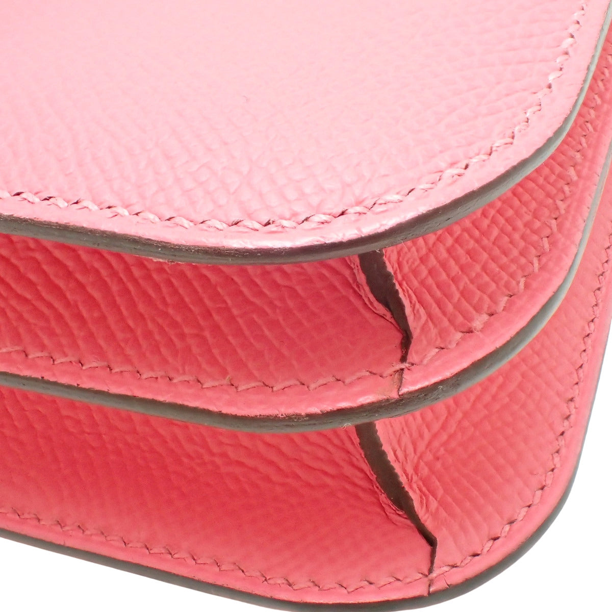Constance Mini 3 Miroir Veau Epsom Palladium Hardware Rose Azalee Silver Hardware B stamp