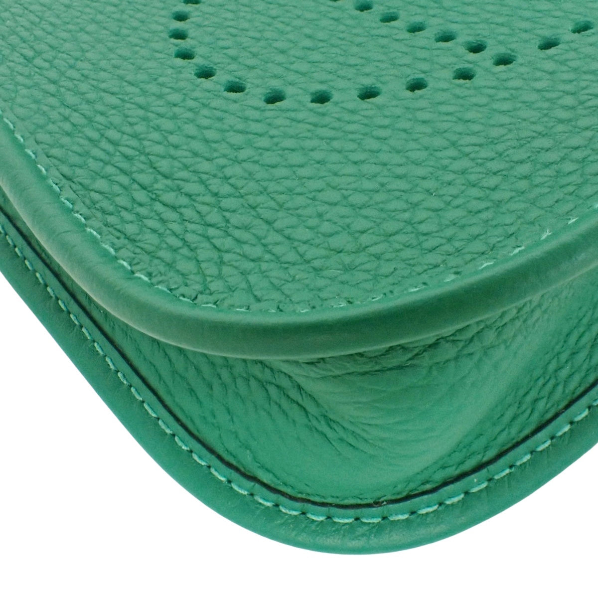 Evelyne Amazone TPM Taurillon Clemence Palladium hardware Vert Vertigo W stamp