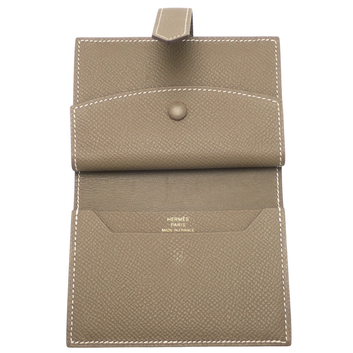 Bearn Mini Veau Epsom Etoupe/Etoupe Gold Hardware Y Stamp