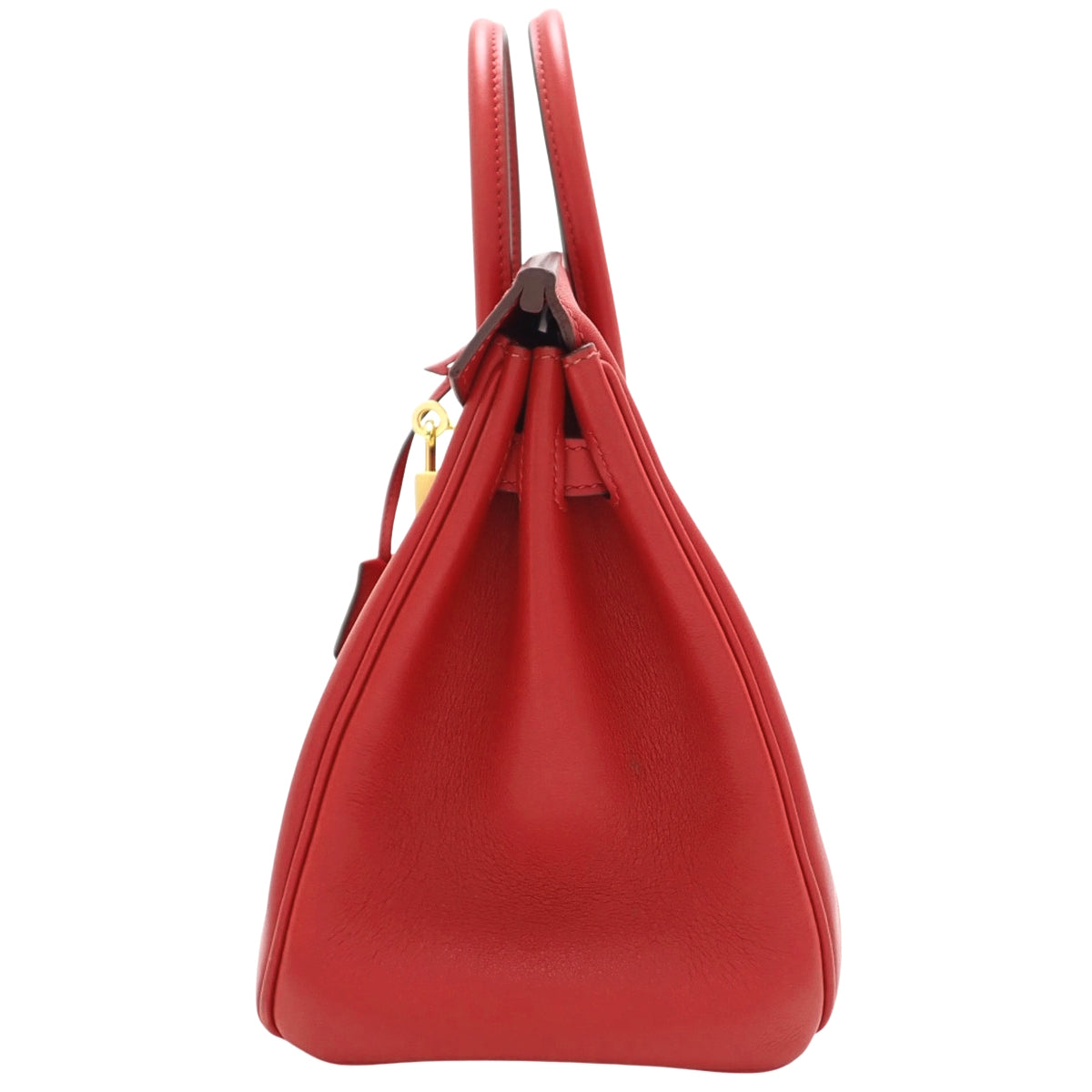 Birkin 25 Veau Swift Red Gold Hardware D Engraved