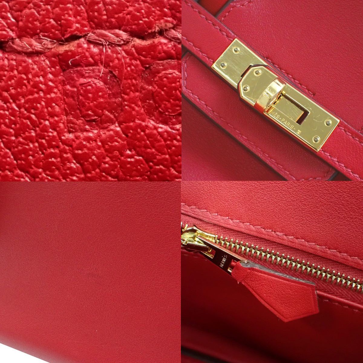 Birkin 25 Veau Swift Red Gold Hardware D Engraved