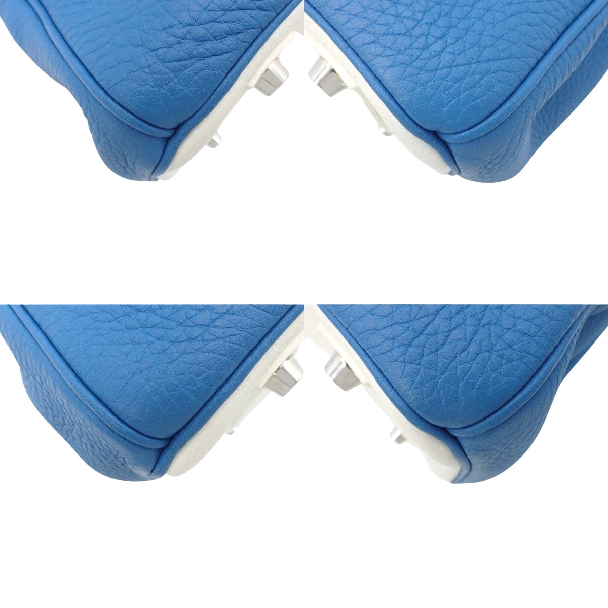 Birkin 35 Eclat Clemence Leather Palladium Hardware Mykonos □O stamp