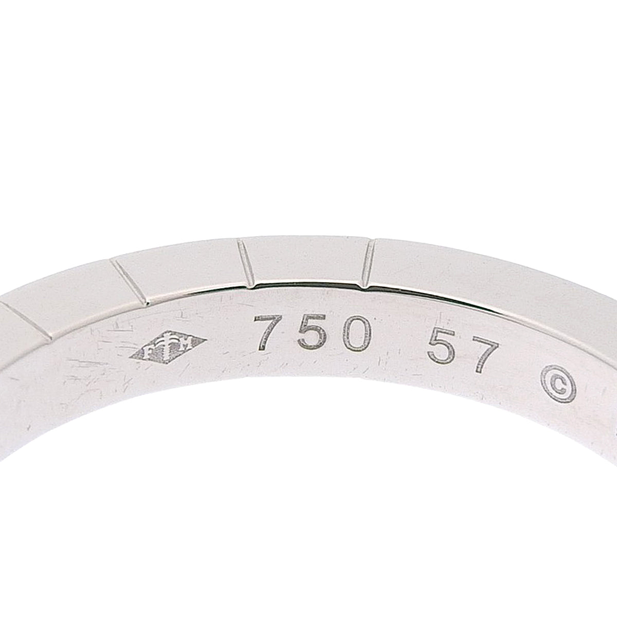 Cartier Ring White Gold K18WG 57 6.4g