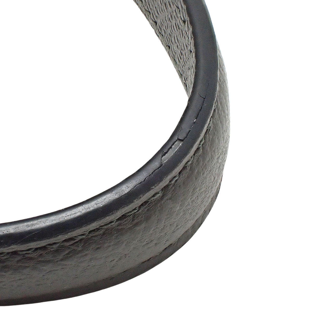 Nano belt bag in grey grained calfskin leather