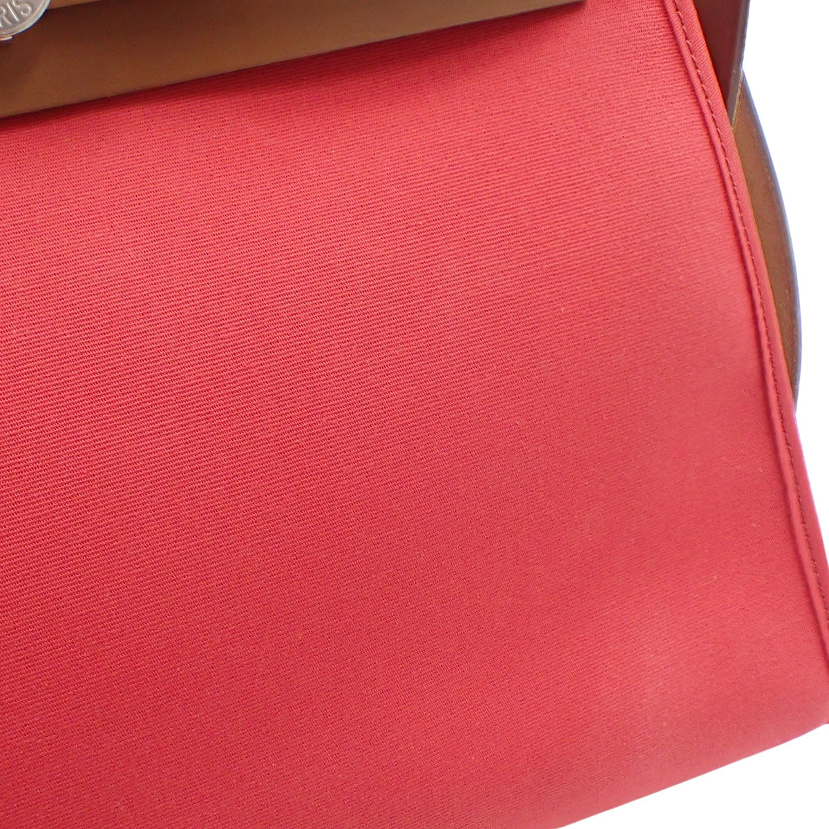Herbag Zip PM Toile Officier Vache Hunter Palladium Hardware Bougainvillea Fauve D stamp