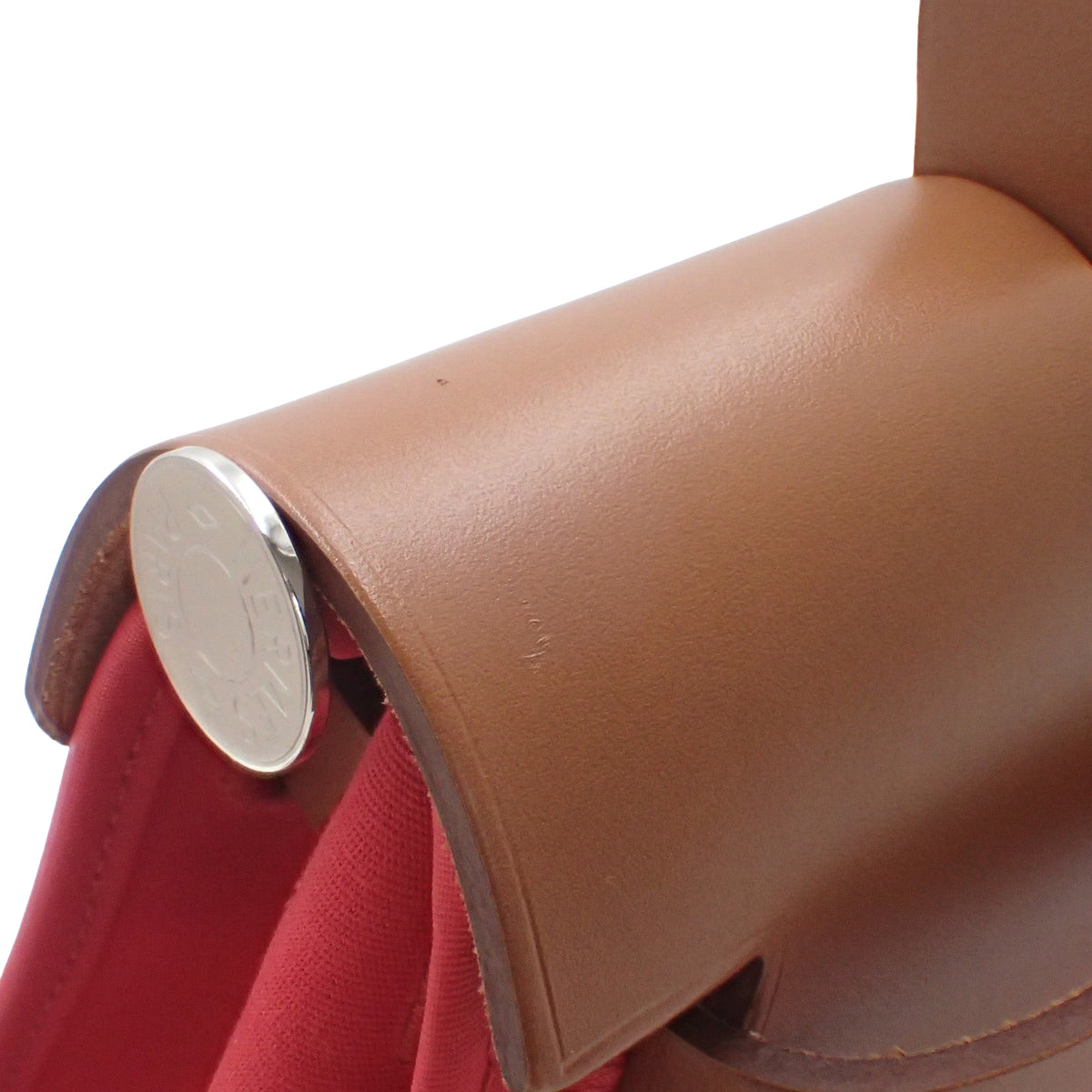 Herbag Zip PM Toile Officier Vache Hunter Palladium Hardware Bougainvillea Fauve D stamp