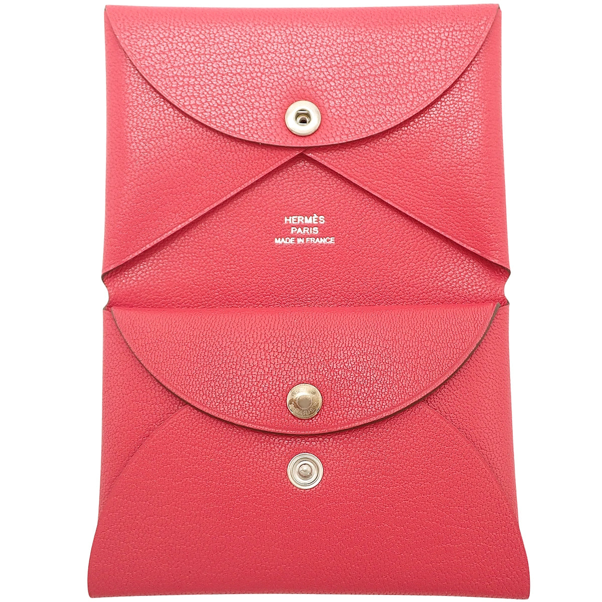 Calvi Duo Chevre Rose Extreme Silver Hardware B Stamp