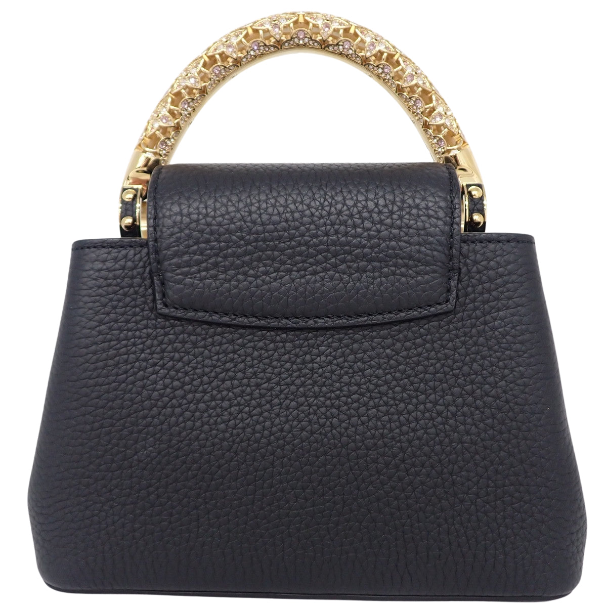 Capucines Mini Taurillon Leather Noir M14177