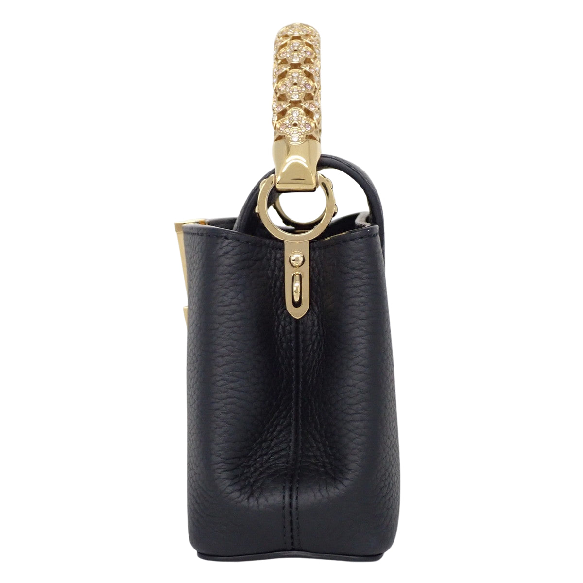 Capucines Mini Taurillon Leather Noir M14177