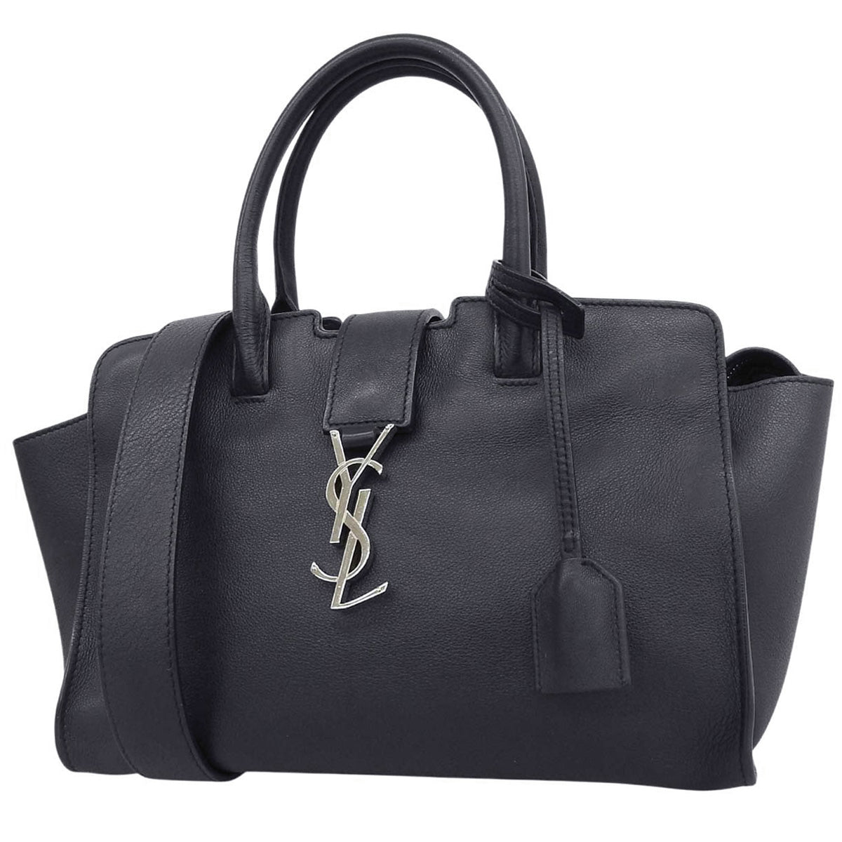 Downtown Baby Cabas Leather Navy 436834