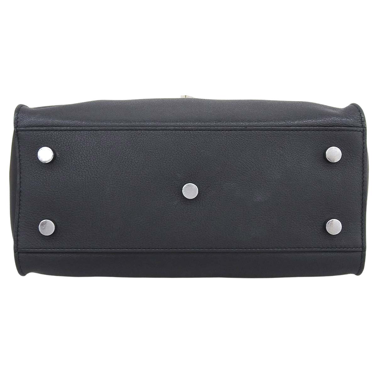 Downtown Baby Cabas Leather Navy 436834