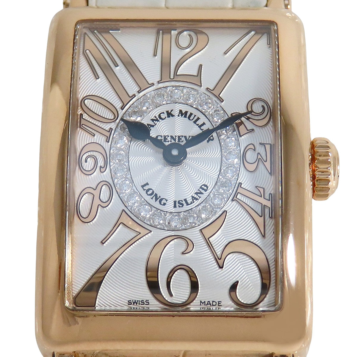 Long Island Relief 902QZCD1R PG/Leather Diamond Quartz Ladies'