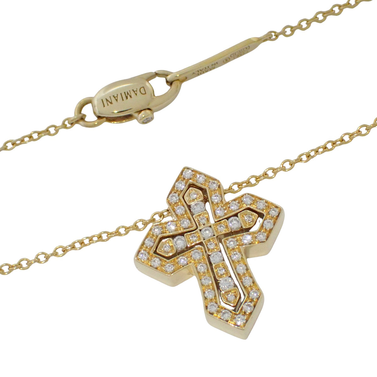 Belle Époque Crown Necklace Diamond K18YG 7.2g