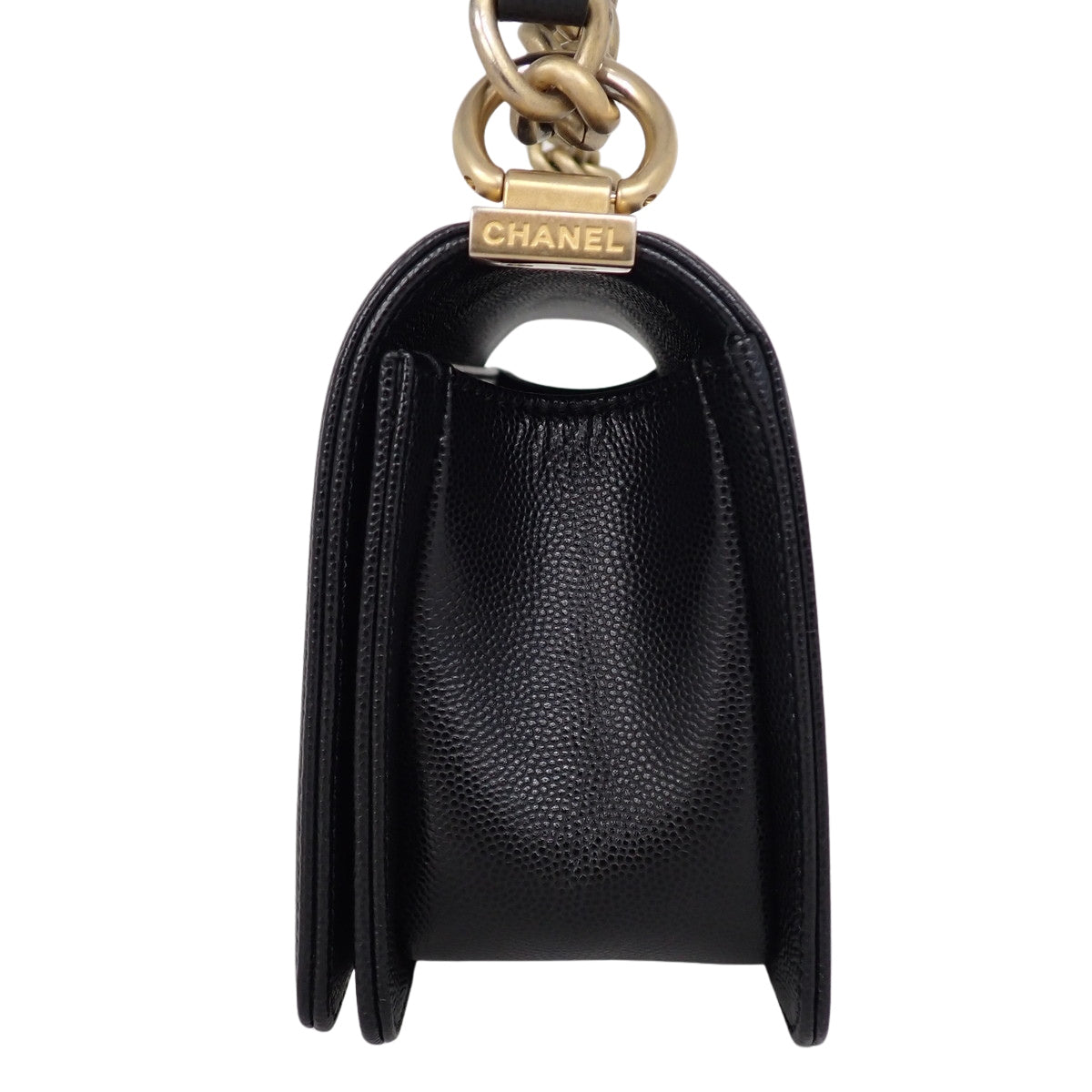 Boy Chanel/Matelasse Boy Chanel 20 Caviar Skin Black A67085 Mini Boy Chanel Shoulder Bag Crossbody Bag