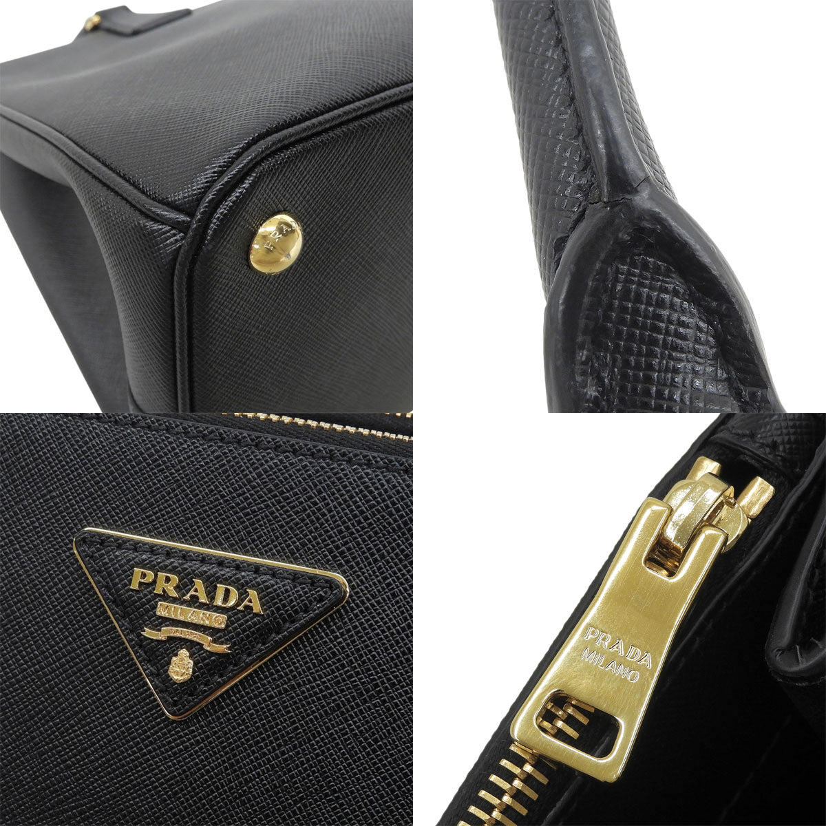 ガレリア ラージ サフィアーノレザー NERO ネロ 1BA274