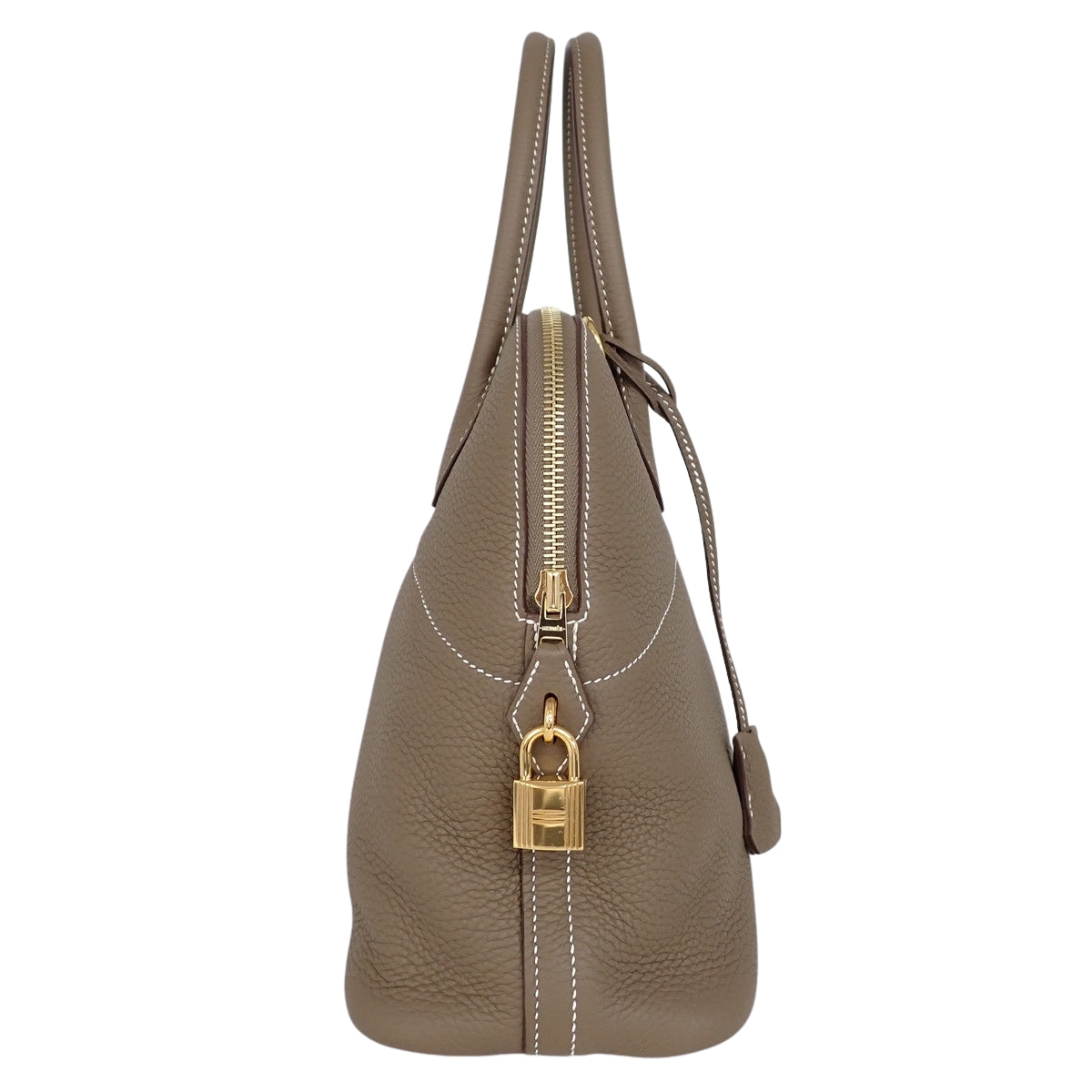 Bolide 31 Taurillon Clemence Etoupe/Etope Gold Hardware Y stamp