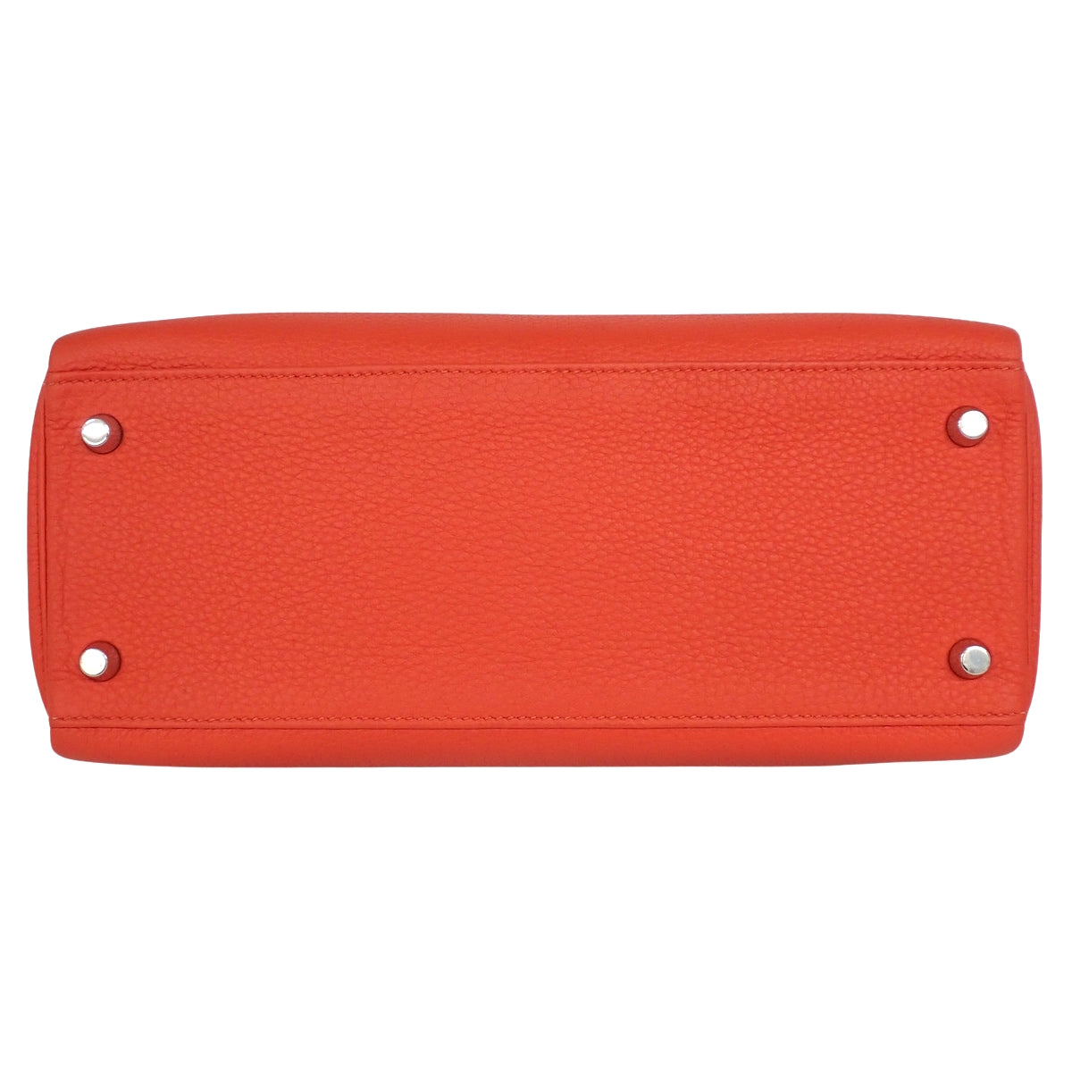 Hermès Kelly 28 (Sellier) Togo Palladium Hardware Capucine Y-stamp