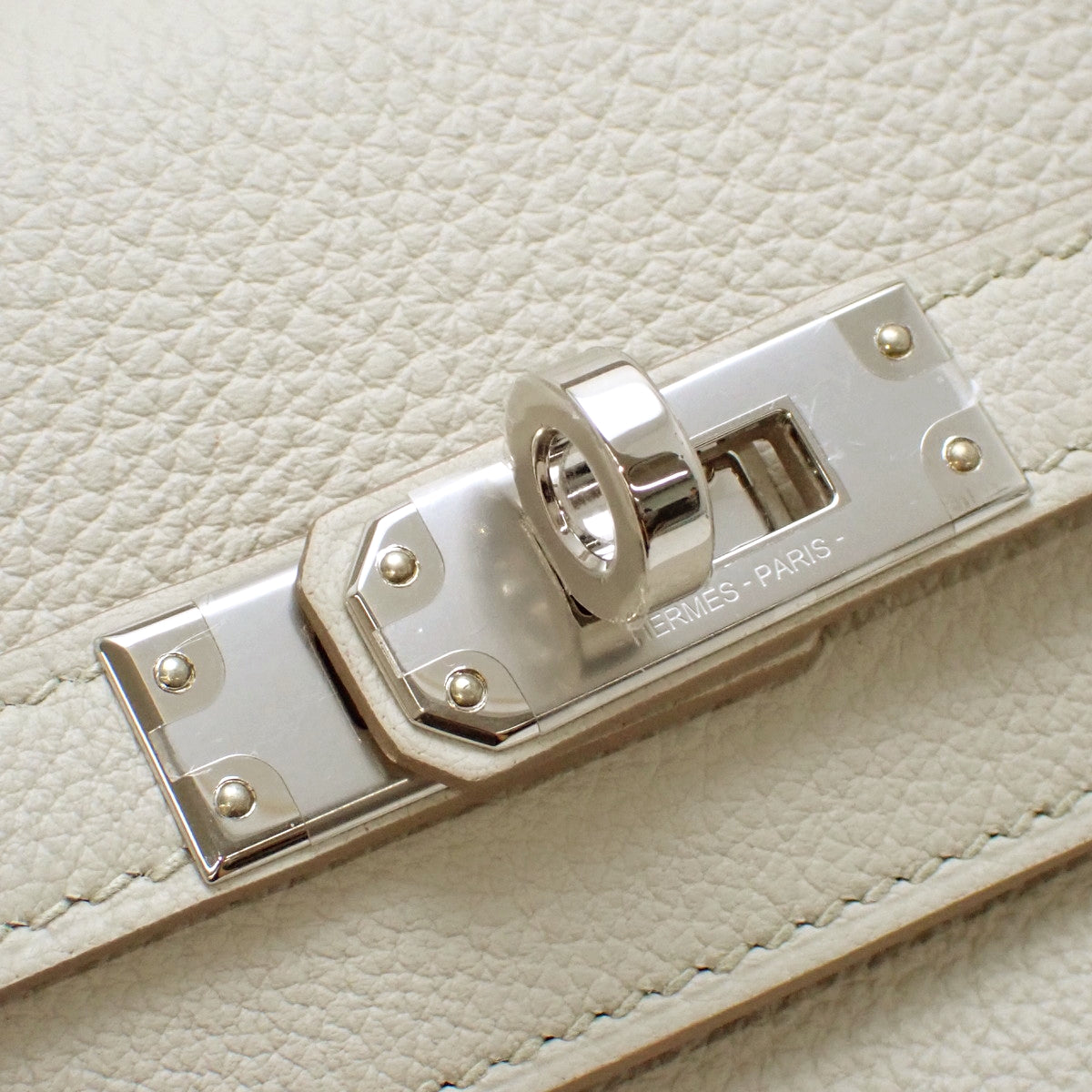 【未使用】ケリー25(内縫い) トゴ パラジウム金具 べトン シルバー金具 K刻印