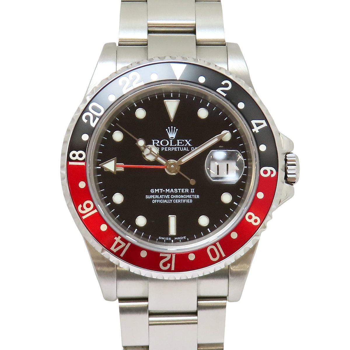 GMT-マスター2 16710 SS F番 ブラック 自動巻き メンズ