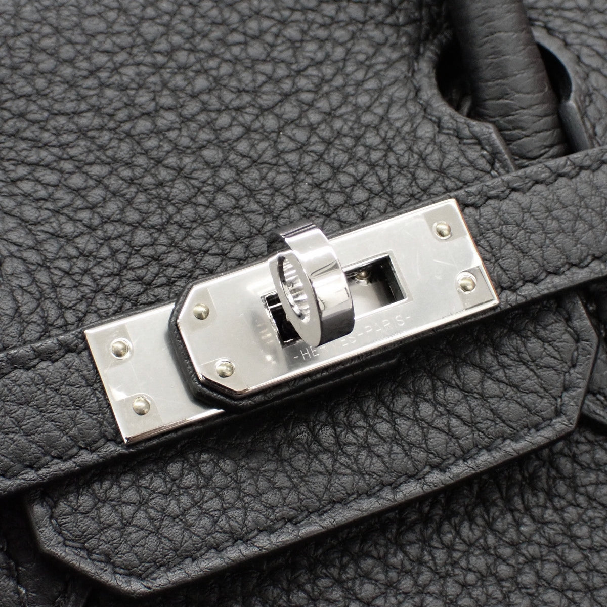 【未使用】バーキン25 トゴ ブラック シルバー金具 W刻印